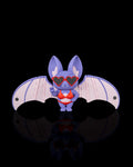 Articulated Bat Keychain with Magnetic Folding Wings