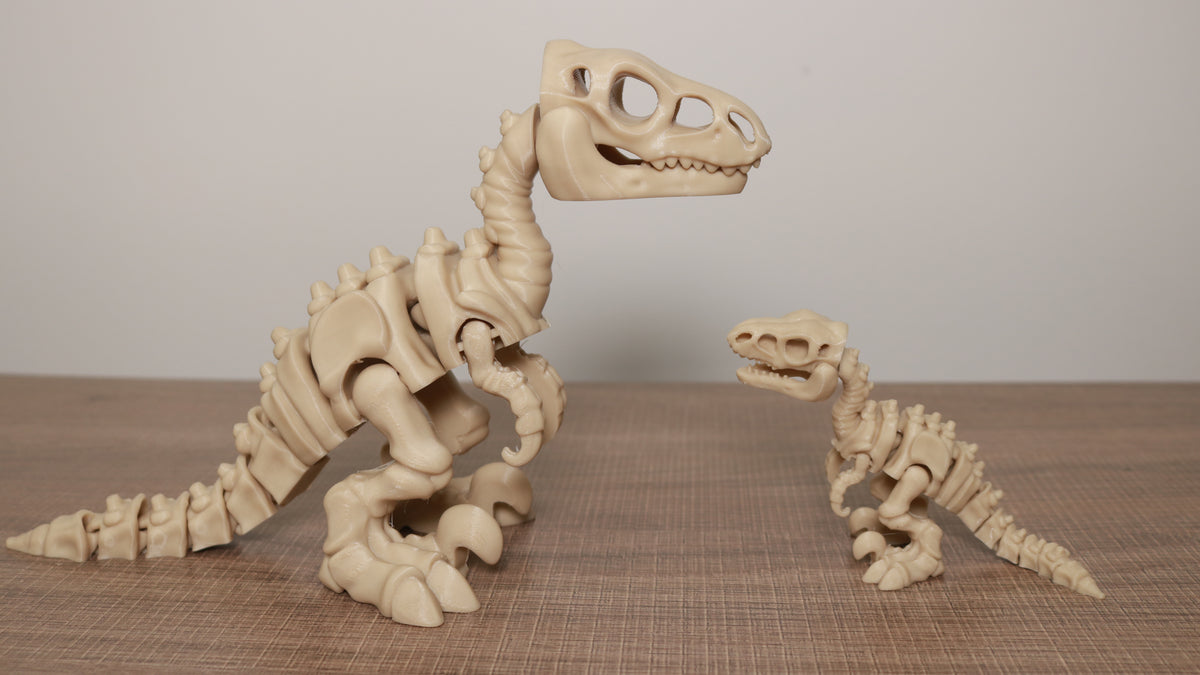 Articulated Velociraptor Figurine