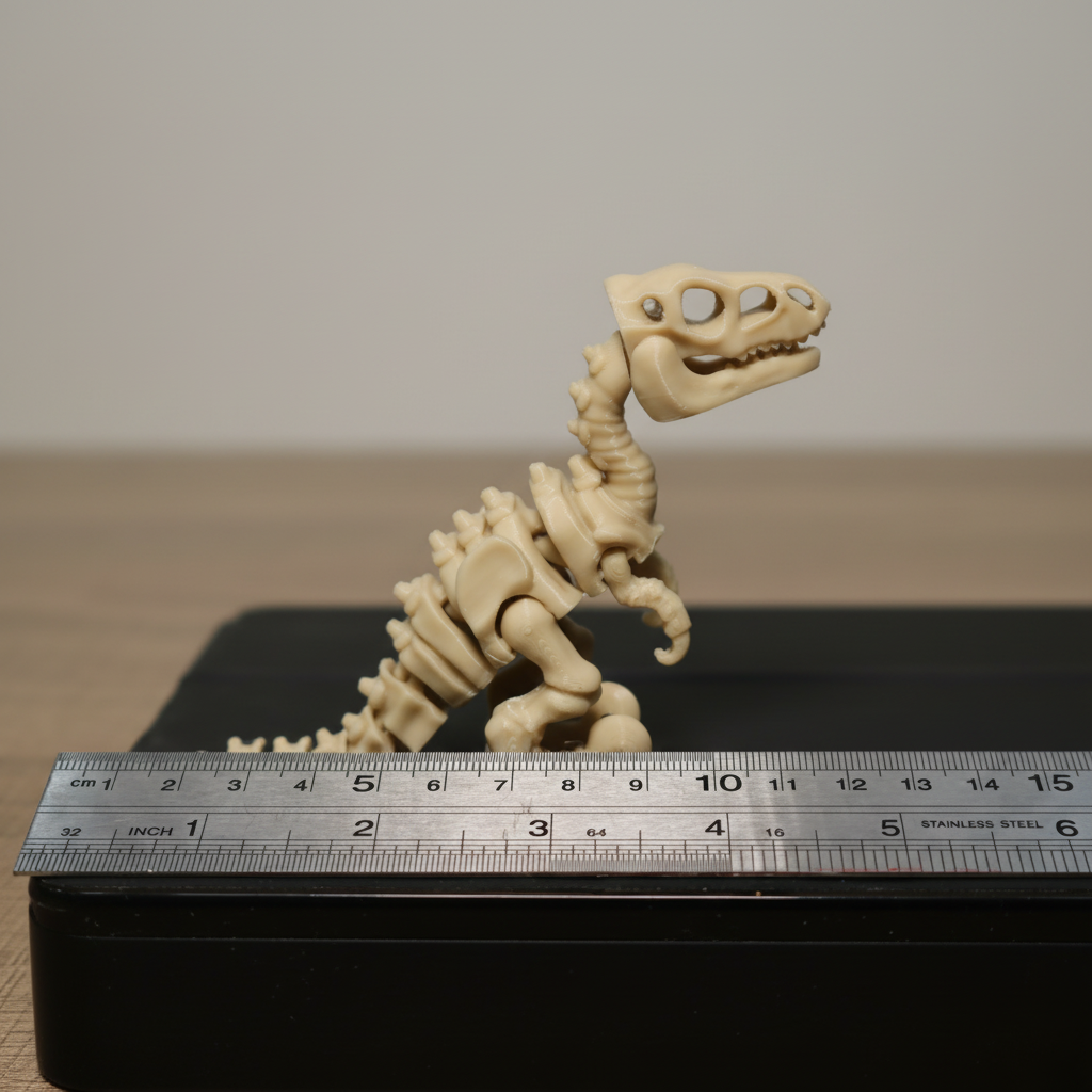 Dino Skeleton with Ruler