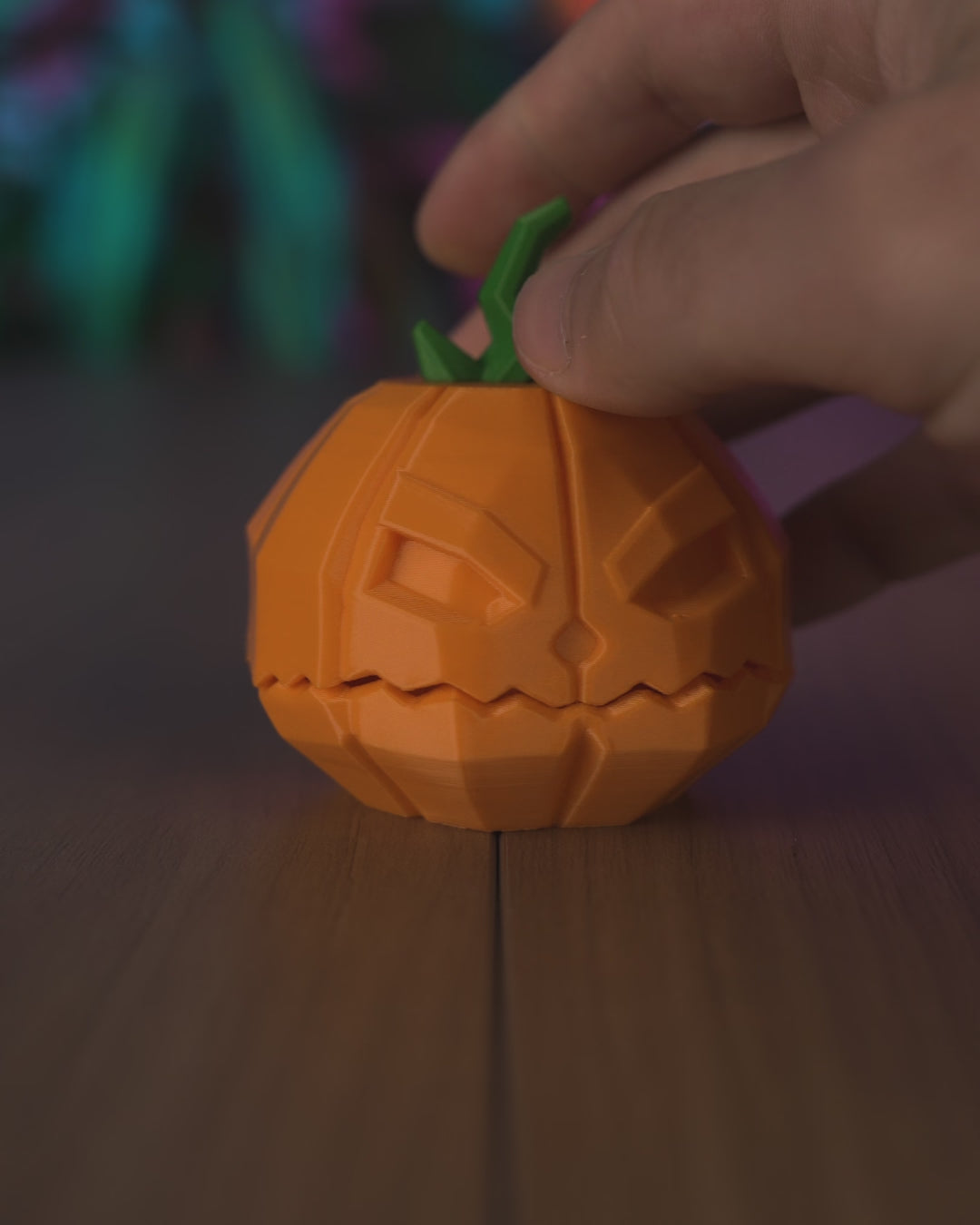 3D Printed Twisting Pumpkin Fidget Toy
